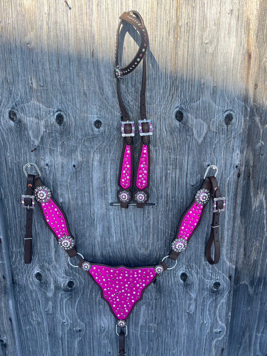 Pink gladiator tack set