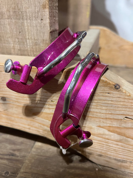 Pink sparkly bumper spurs