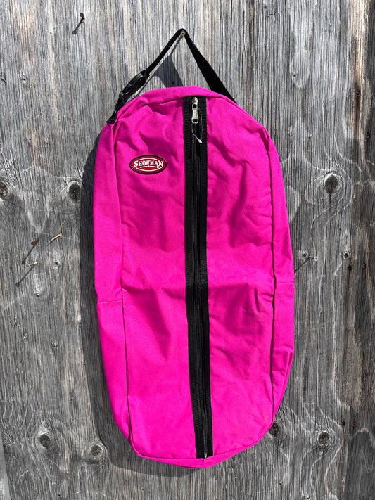 Pink bridle bag