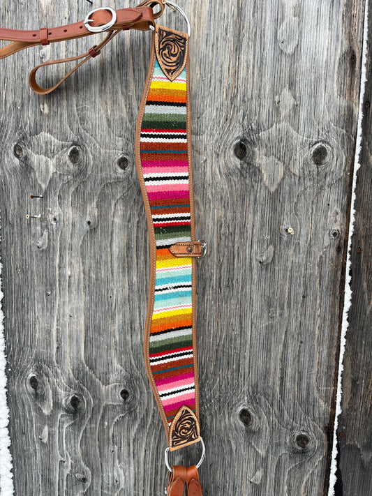 Serape wool tripping collar