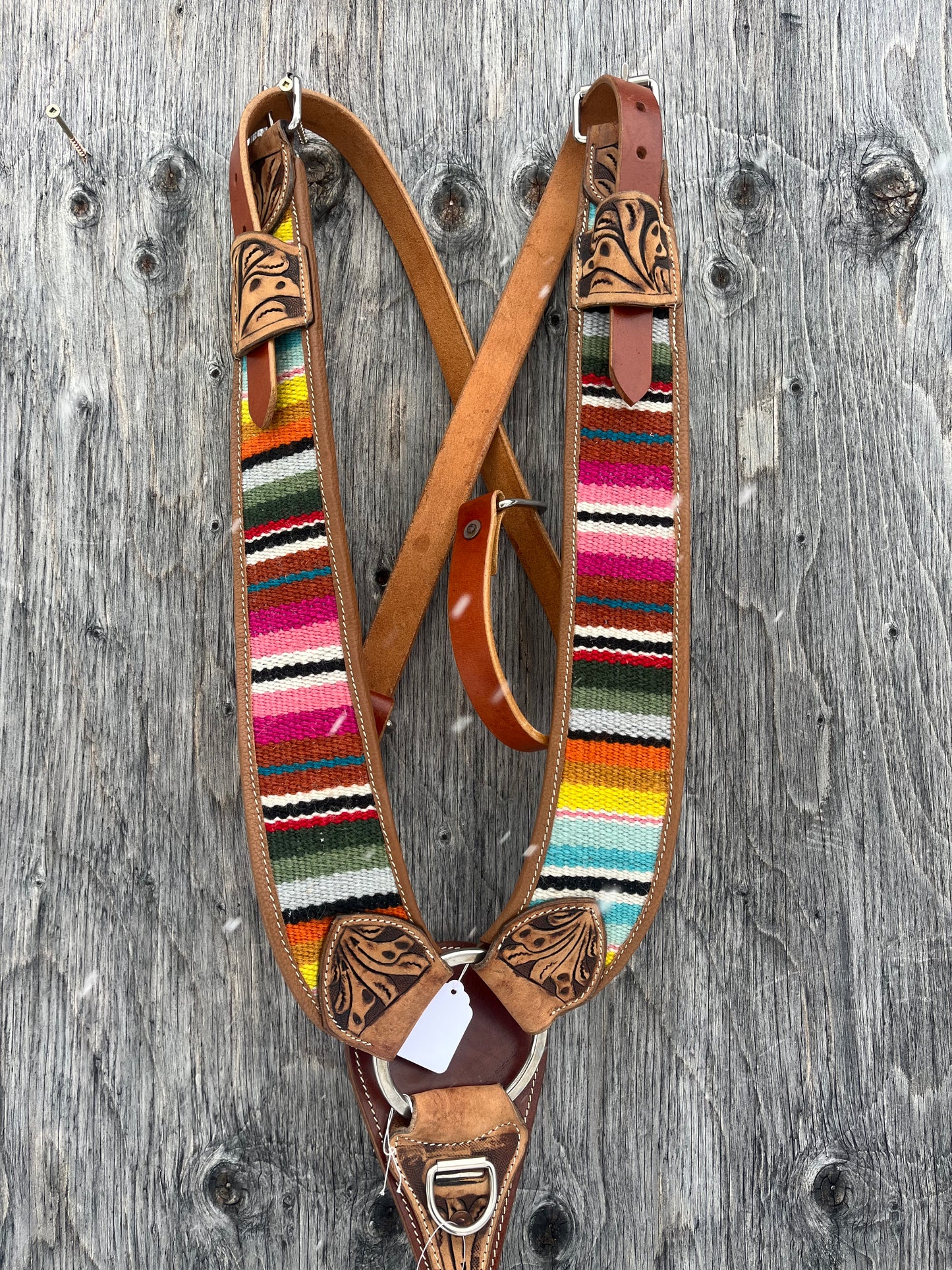 Serape wool pulling collar