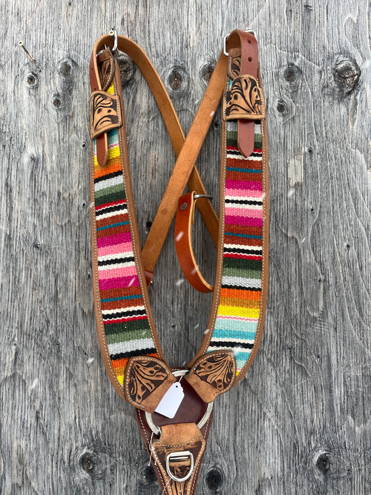 Serape wool pulling collar