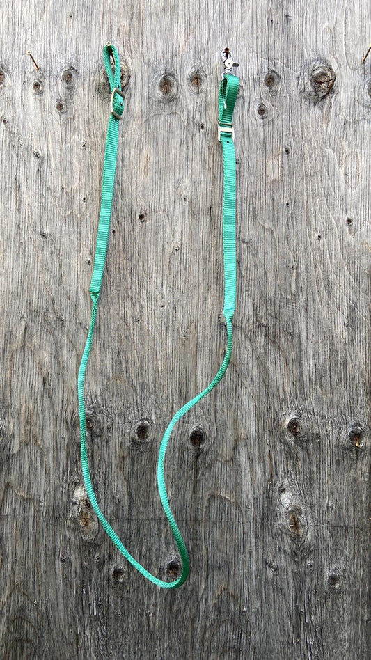 Teal pony barrel reins