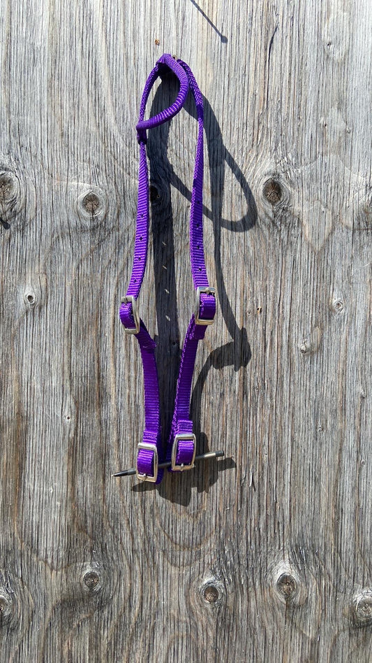 Purple nylon quick change one ear