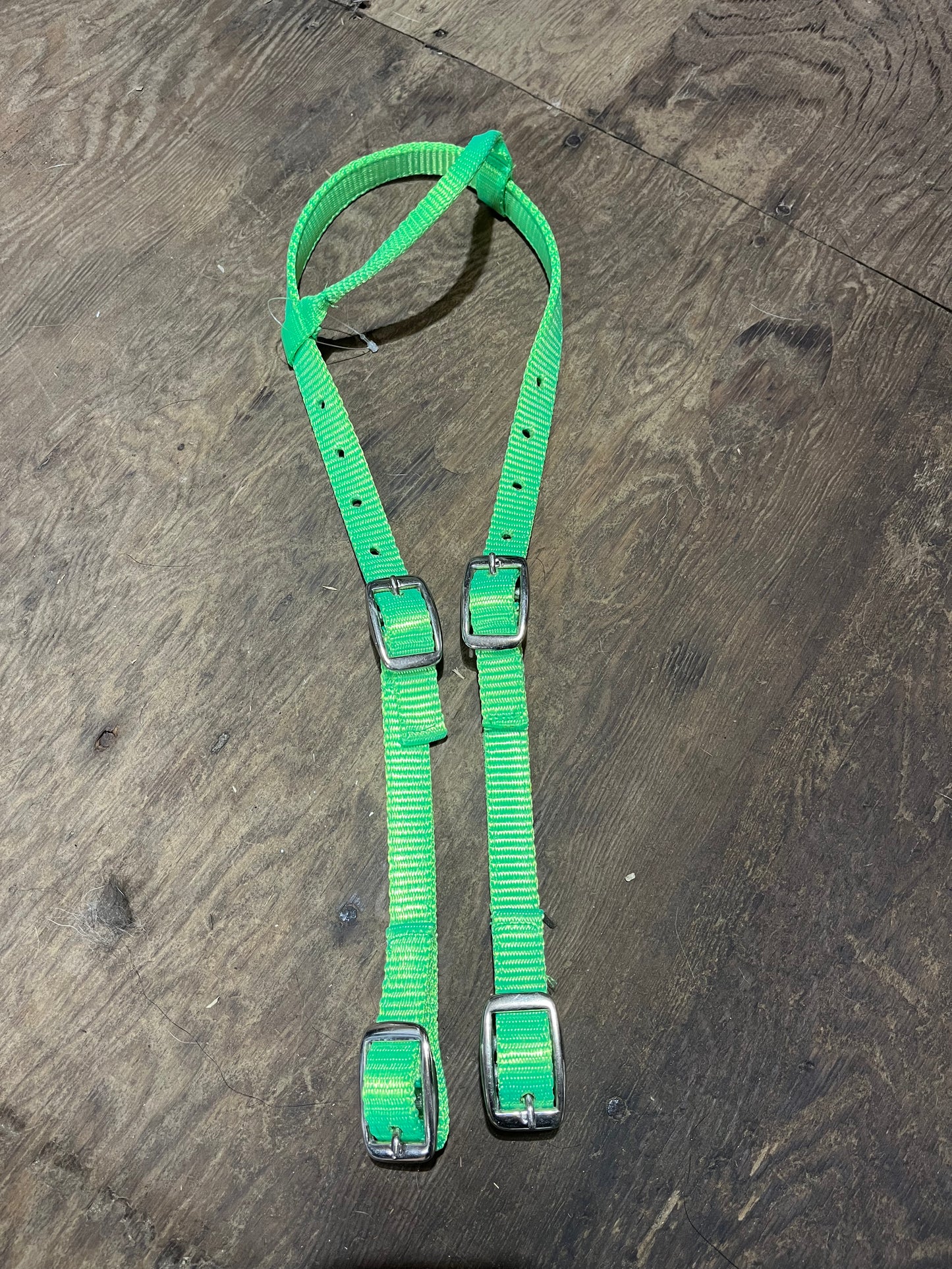 Lime nylon quick change one ear