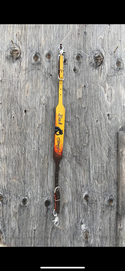 Bad cowgirl wither strap