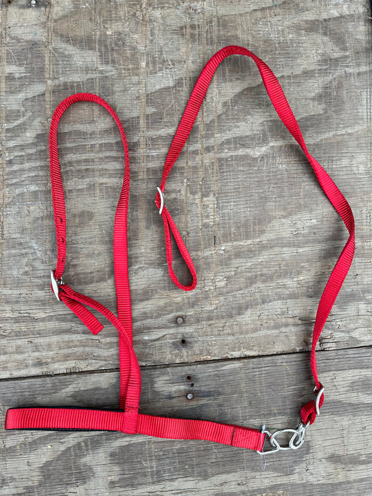 Noseband and tie down strap sets
