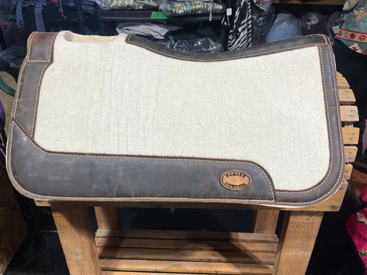 Mohair wool barrel pad