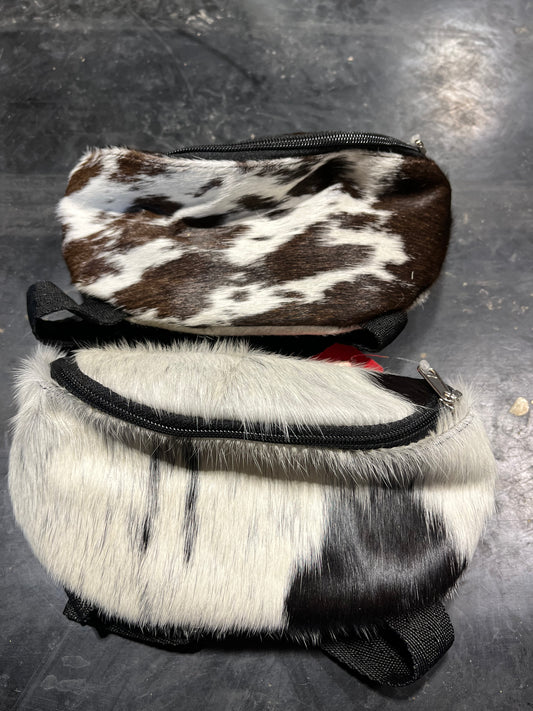 Hair on cowhide saddle sacs cowhide will vary