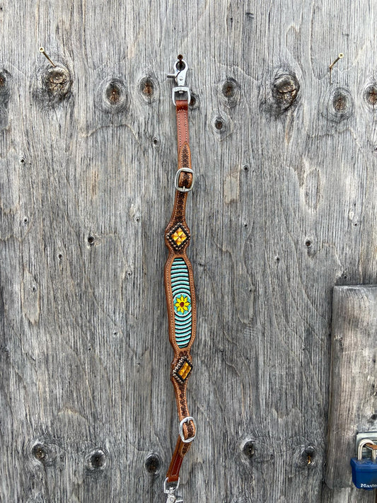 Beaded wither strap
