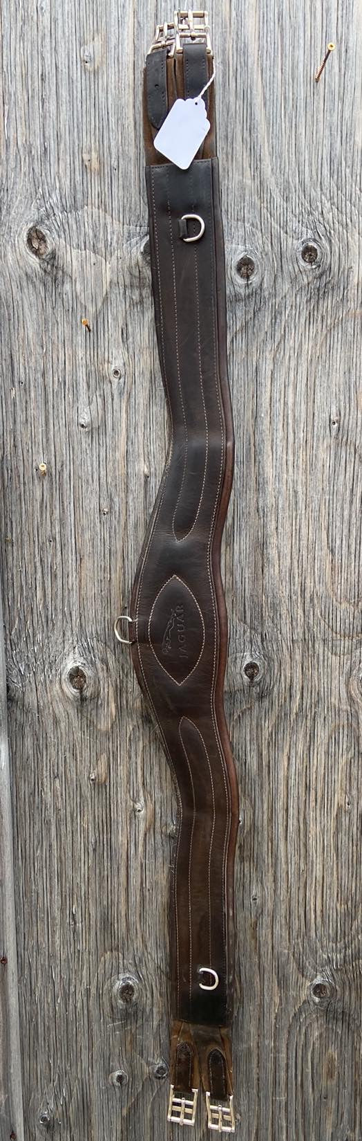 50” Jaguar anatomical leather girth