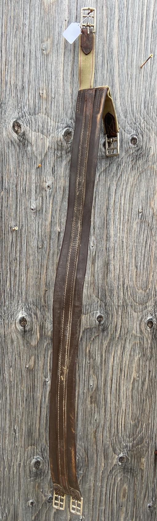 50” older style leather girth