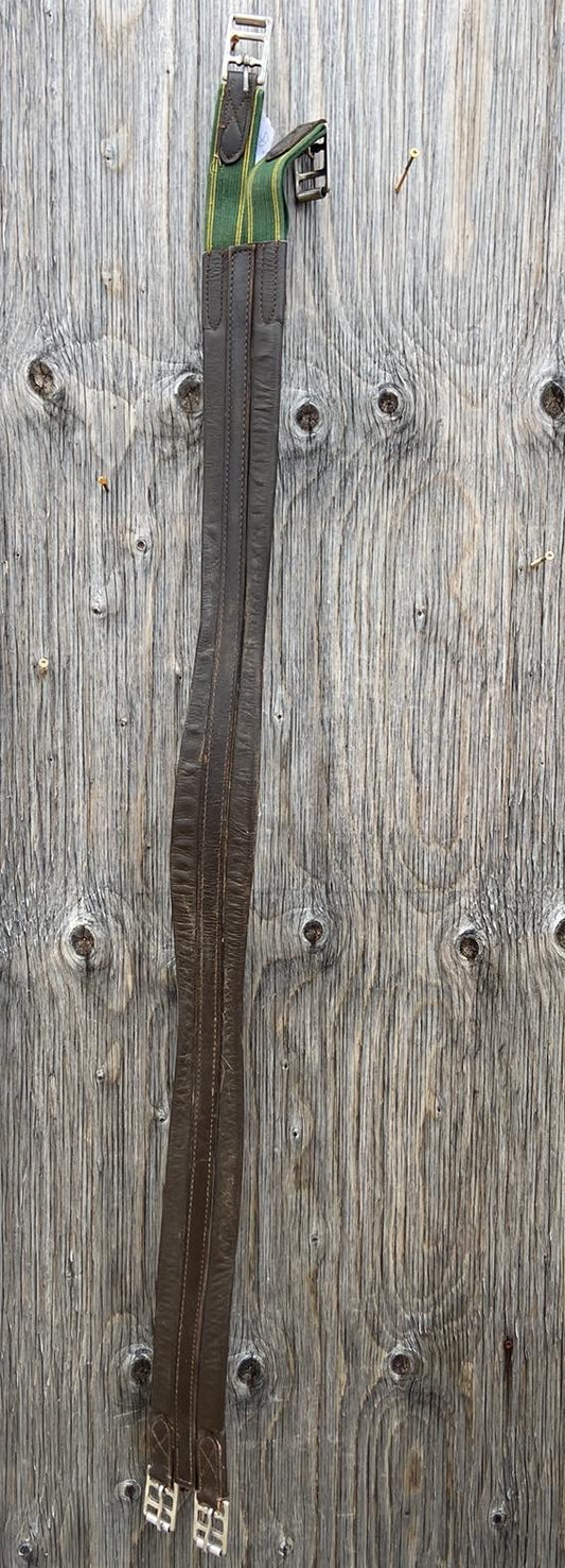 50” older style leather girth