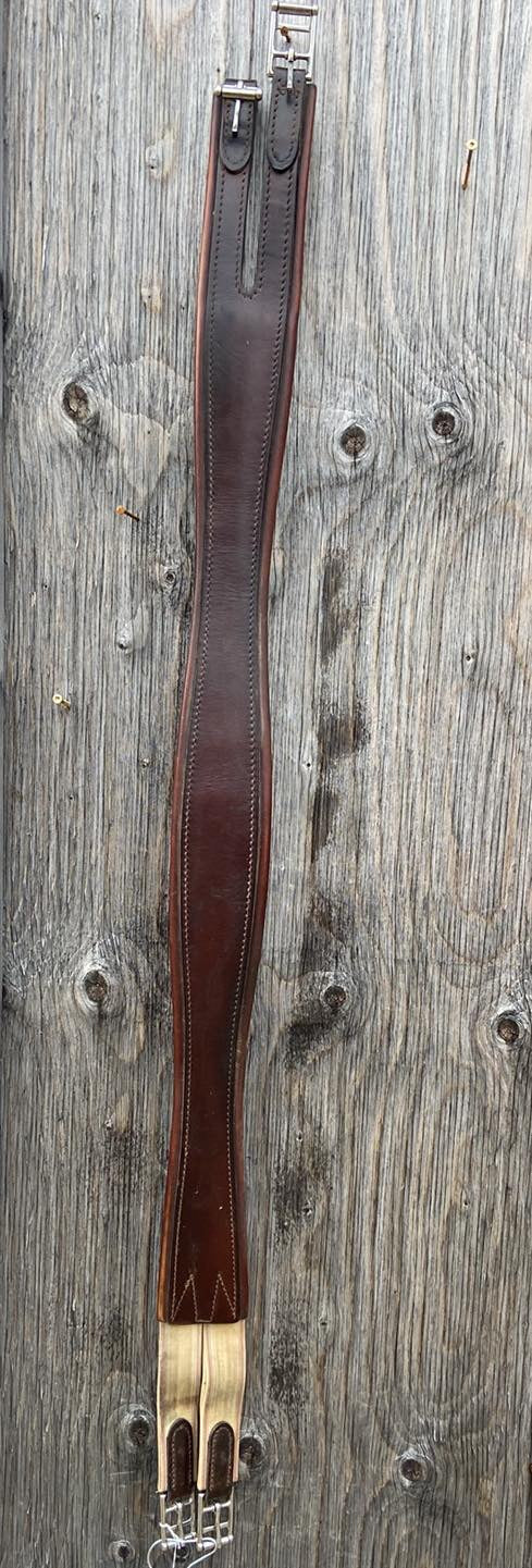 50” leather girth