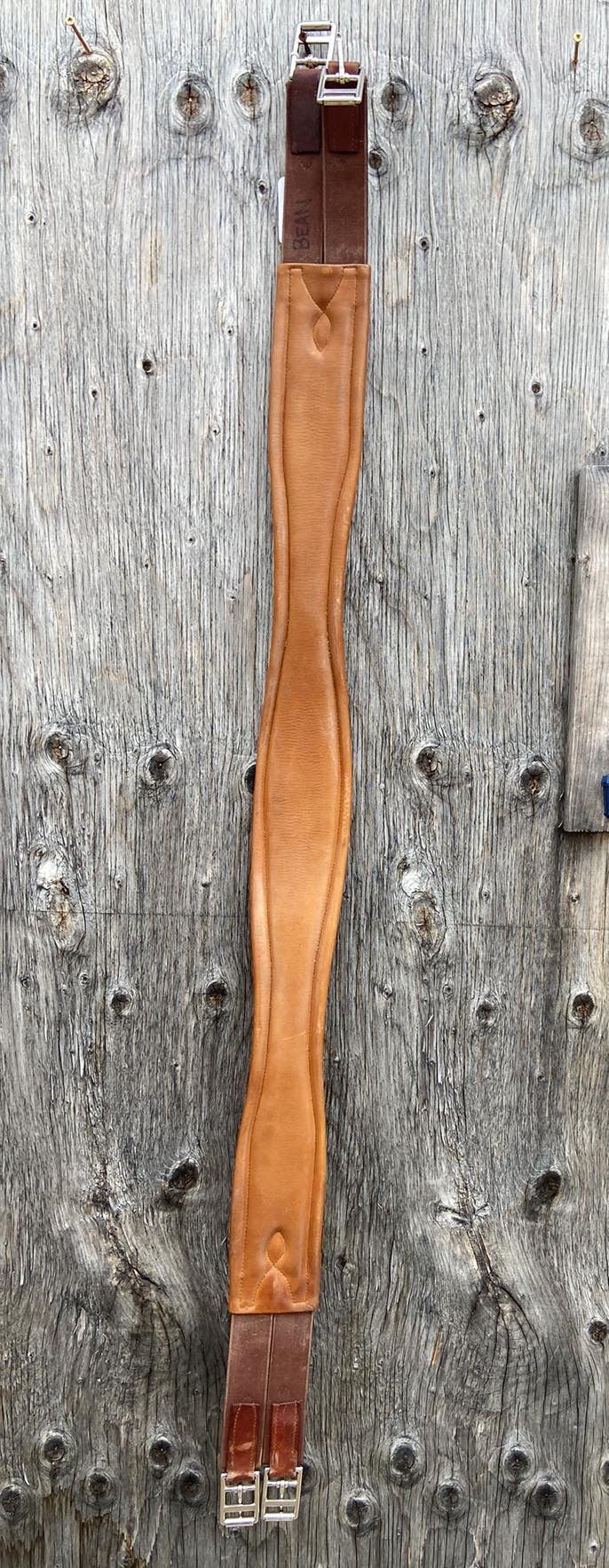 54” Antares leather girth
