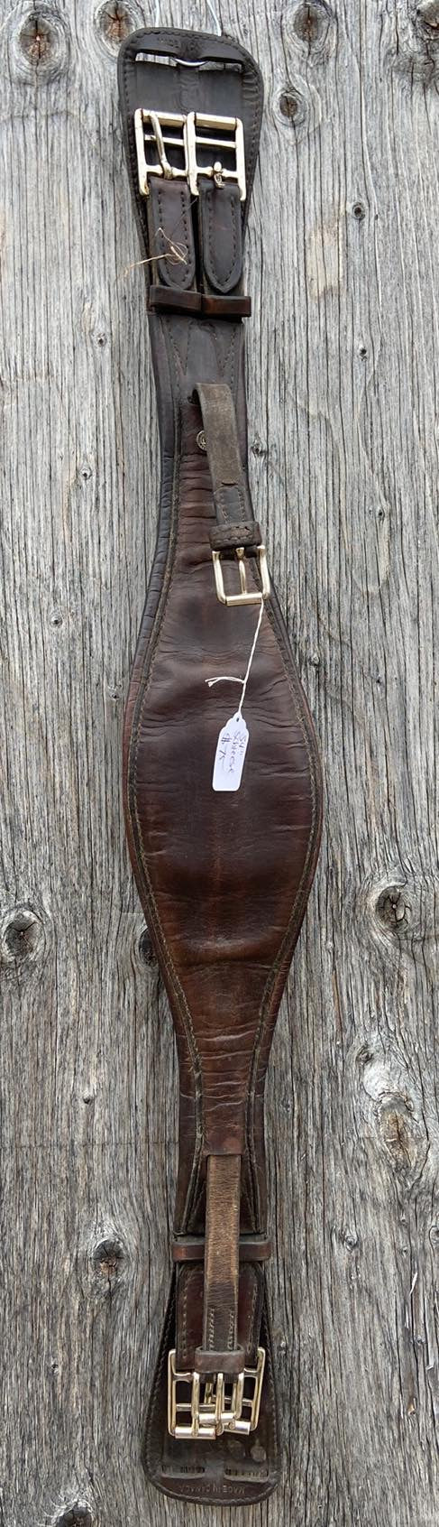 34” schleese leather girth