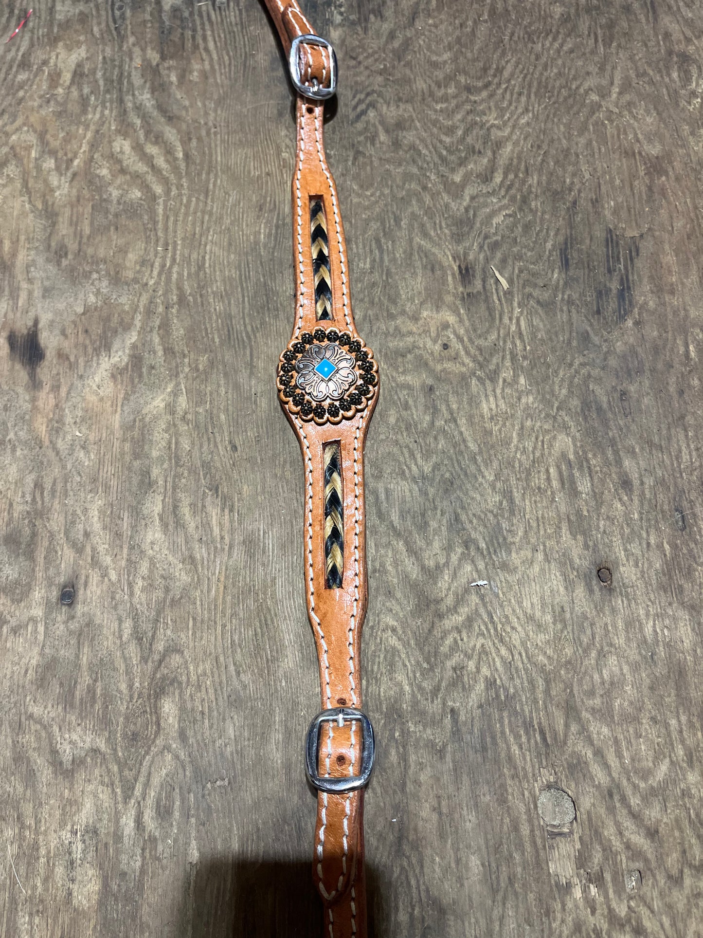 Horse hair wither strap