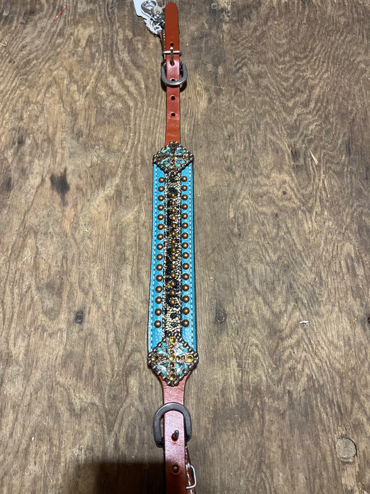 Teal wither strap