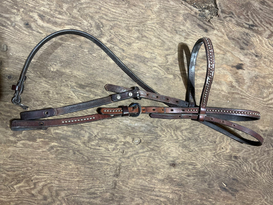 Weaver used browband headstall with small spots needs Chicago screws