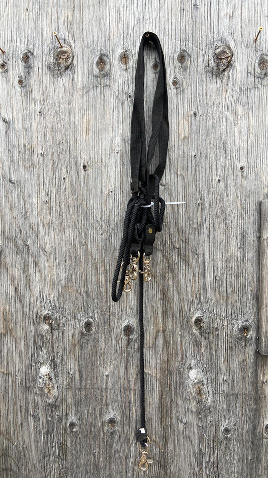Nylon draw reins