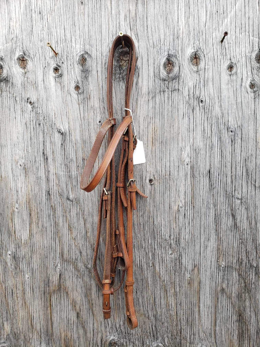 Full size double bridle with 2 pairs of reins