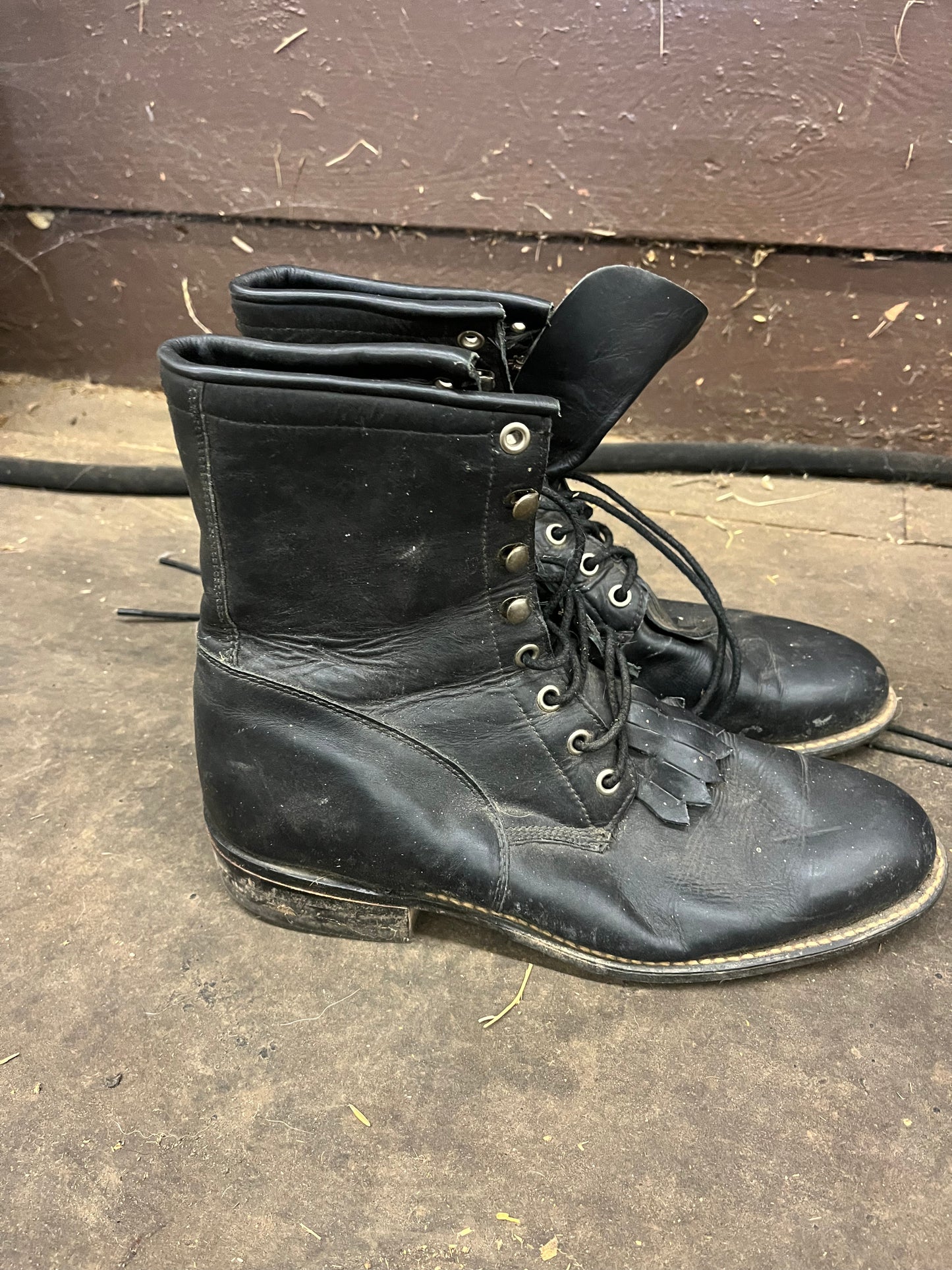 Two pairs paddock boots