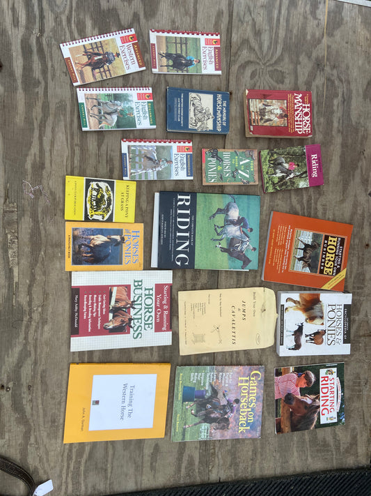 Horse books mixed lot