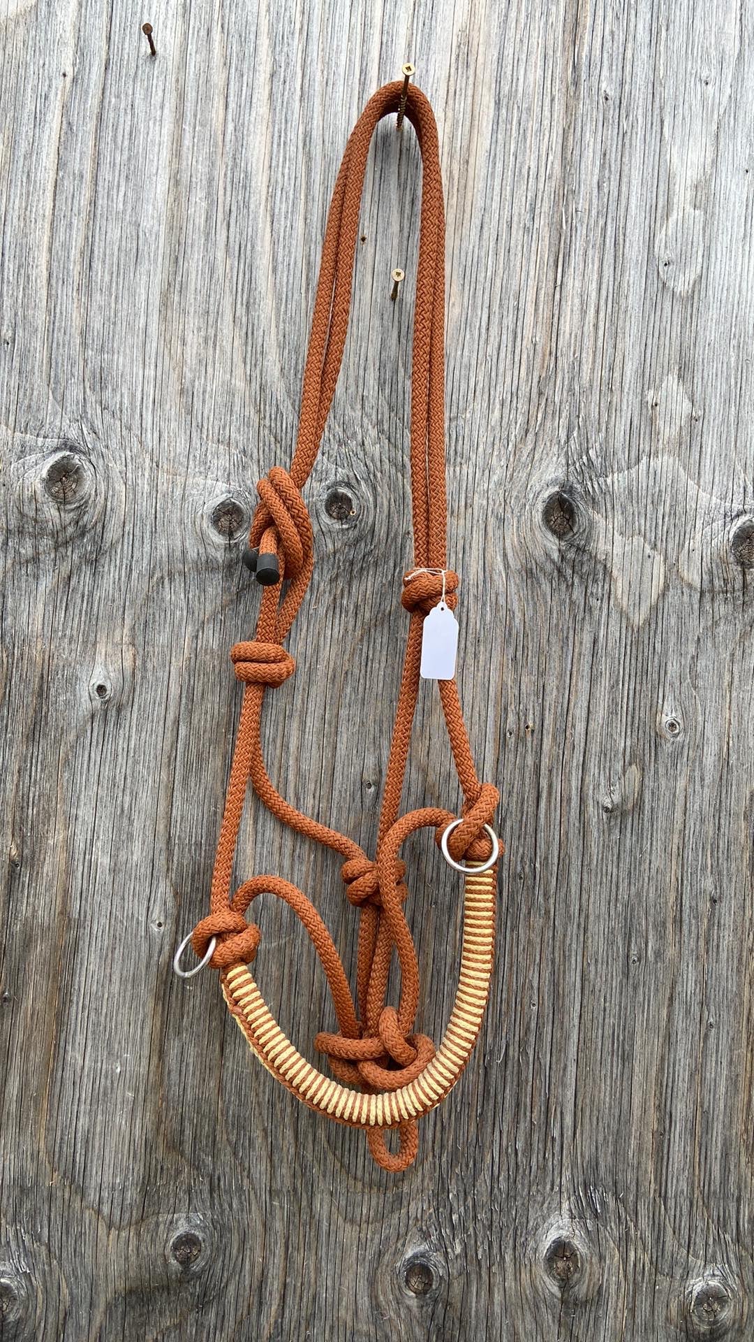 New braided nose rope halter