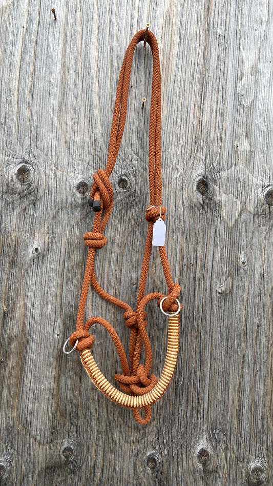 New braided nose rope halter