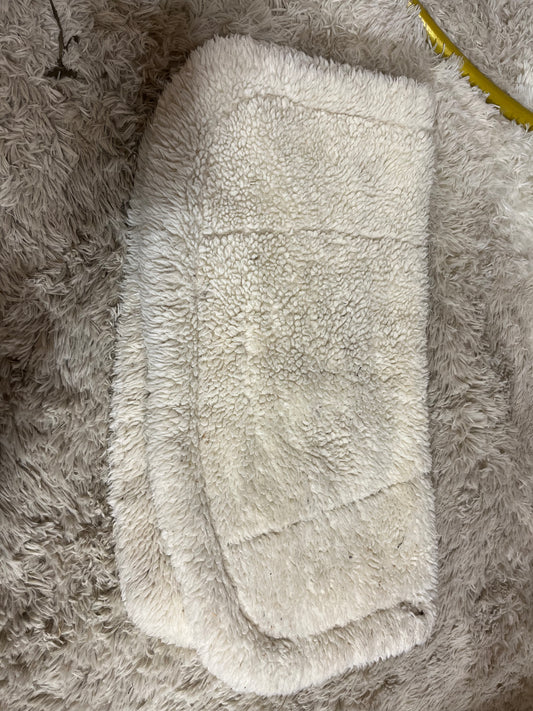 Used fleece pad