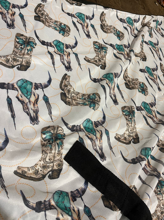 69” western print flysheet with neck