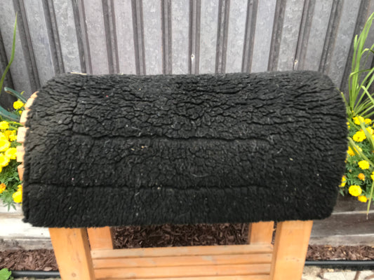 Full fleece black western pad