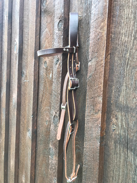 Brown western headstall new