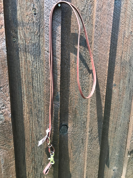Thin leather western contest reins new