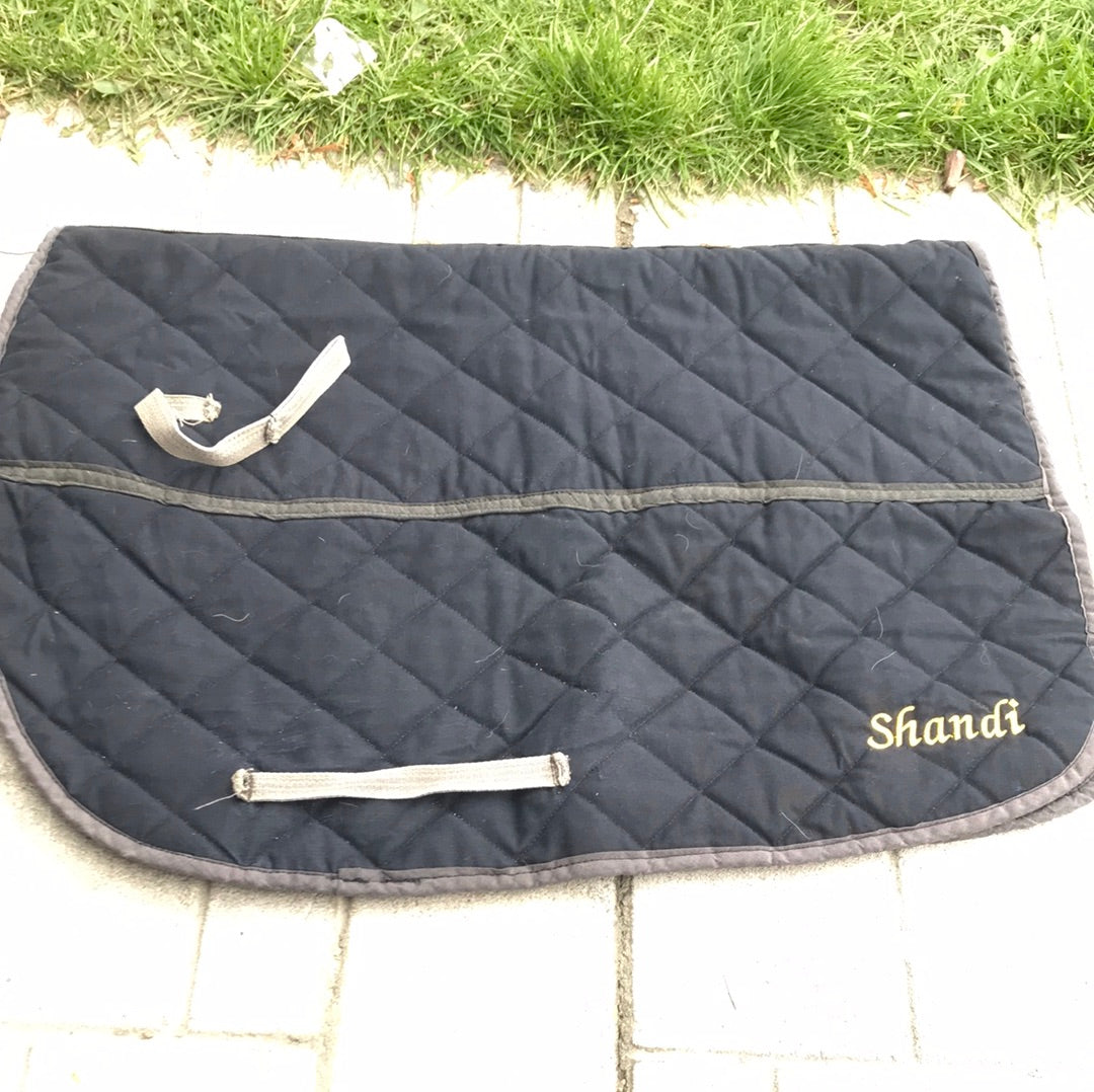 English saddle pad