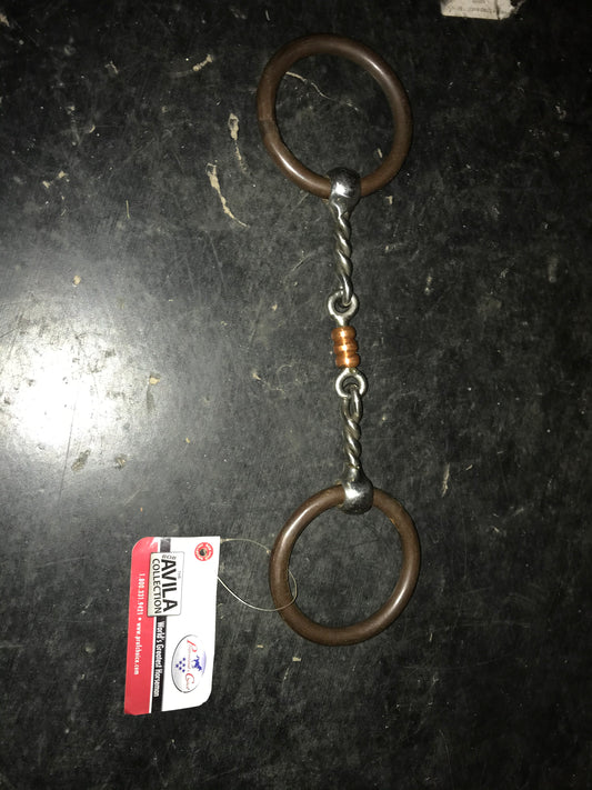 5” Bob Avila 3pc twisted snaffle