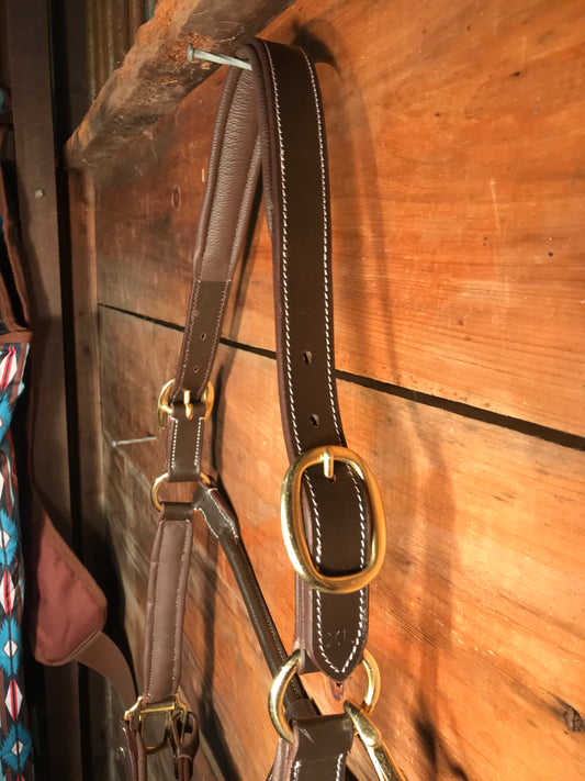 Warmblood leather halter