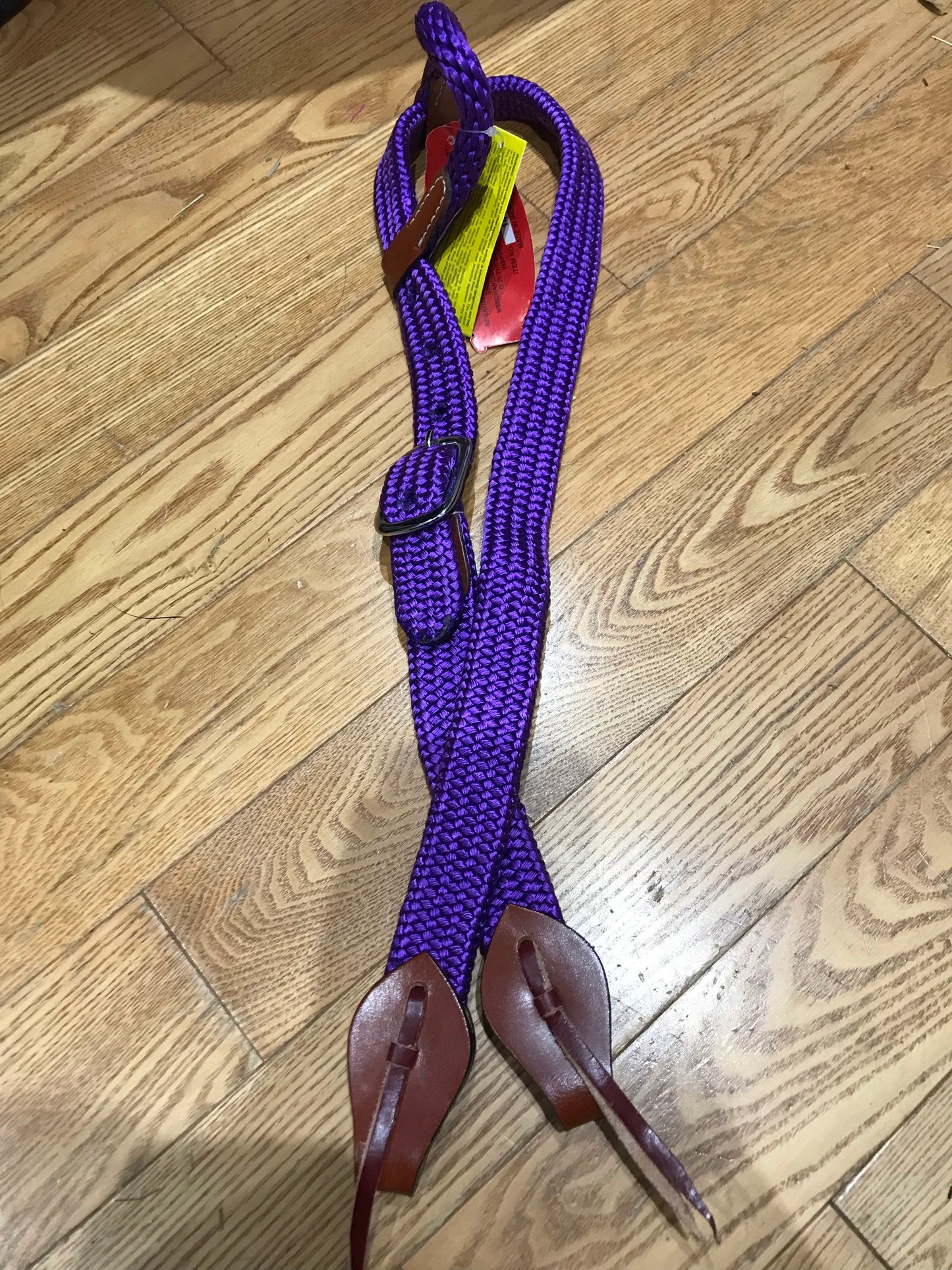 Purple braided headstalls