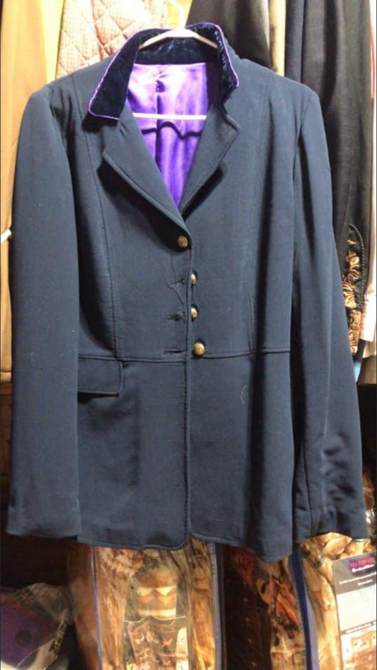 Navy show jacket size 14