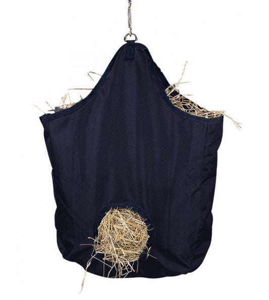 Nylon hay bag navy