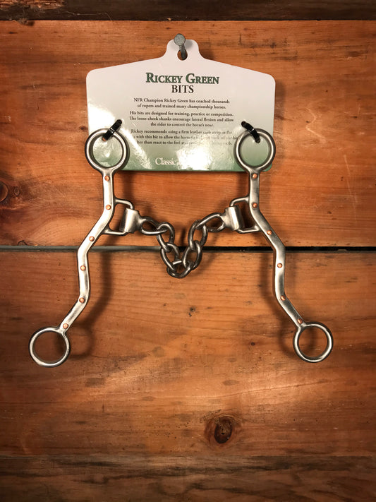Classic Equine Ricky Green chain bit
