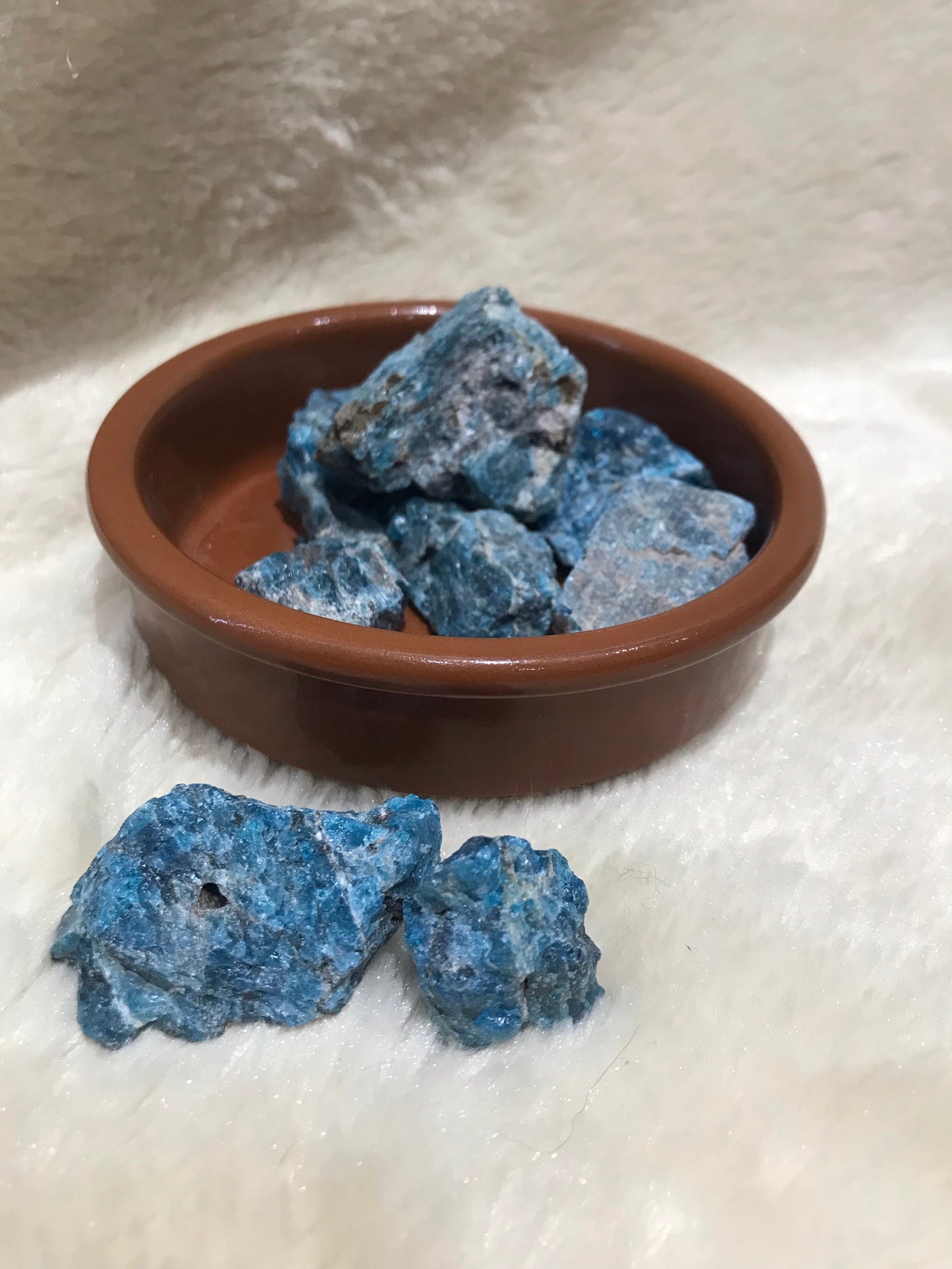 Raw Blue Apatite