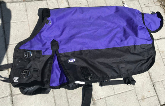 38” purple mini winter turnout